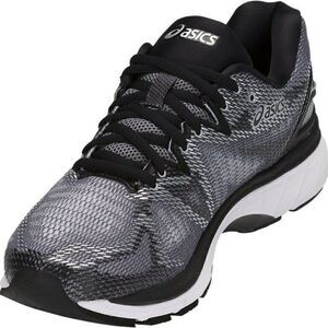 NEW ASICS GEL NIMBUS 20 Carbon Black Silver White Womens 10 US 42 EUR T750N